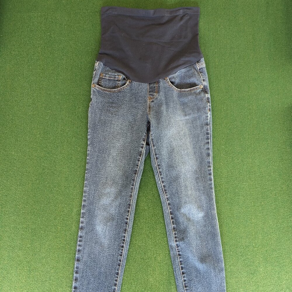 LED Maternity Skinny Jeans 25
